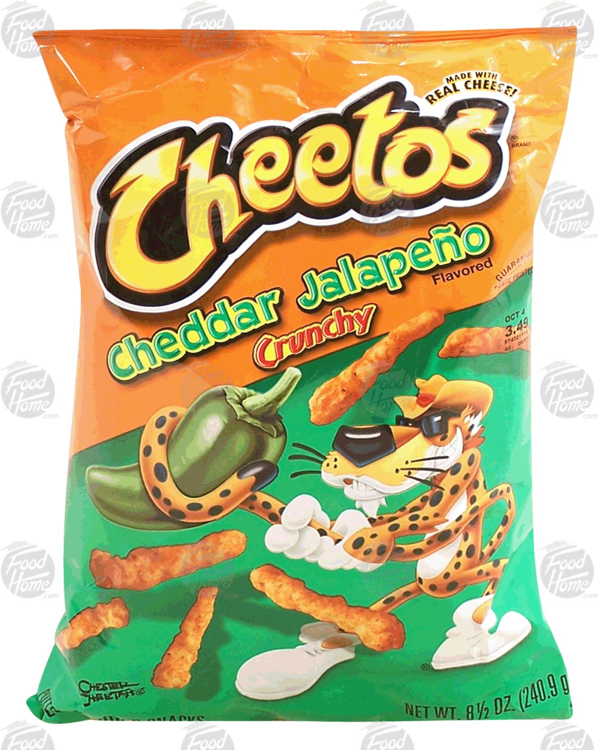 Cheetos  cheddar jalapeno crunchy flavored cheese snacks Full-Size Picture